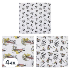 Skater KFKC3 日式棉質抹布 3入組 迪士尼米奇, 4套