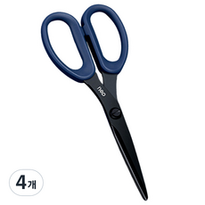 deLi 得力 黑色刀片剪刀, 海軍藍, 4個