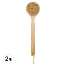 Bubble TOK 圓形身體刷, 2個, 1入, 木質