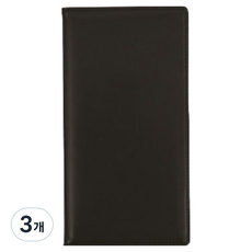 디루소 메트로폴리스 클래식 포켓 빌패드, 블랙, 3개