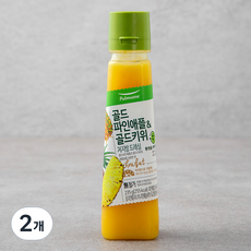 풀무원 골드 파인애플 골드키위 저지방 샐러드소스, 235g, 2개