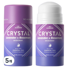 美國 CRYSTAL 鎂 薰衣草 + 迷迭香 體香劑, 70g, 5個