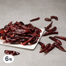 태양빛 건고추, 100g, 6개