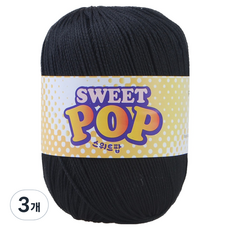 Sweet Pop 編織線 90g, 14 黑色