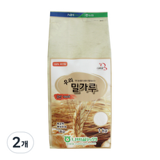 나비골농협 우리밀가루, 1kg, 2개