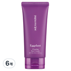파파레서피 가지 클리어링 선 크림 SPF50+ PA++++, 50ml, 6개