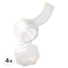 골드팡 後腳跟保護防磨防水泡萬用透明膠帶 5.3 x 5.3 cm, 4個