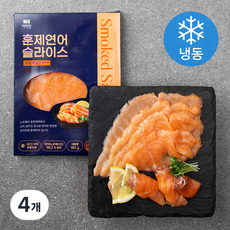 아라찬 훈제연어 슬라이스 오리지널 (냉동), 180g, 4개