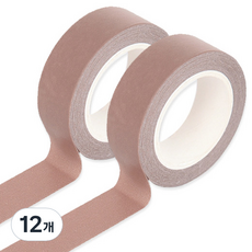 Monolike Arte 紙膠帶 15mm x 10m, 510 Cocoa, 12個