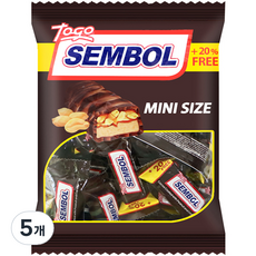 beyoglu cikolata Togo Sembol 迷你牛軋糖巧克力棒, 500g, 5個