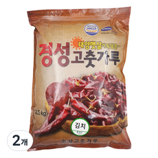 경성 고춧가루 김치용, 2.5kg, 2개