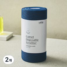 comet 一次性軟菜瓜布, 2個, 60入, 海軍藍