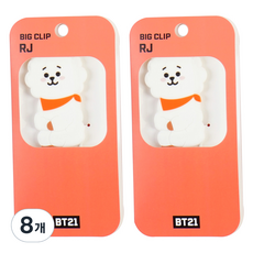 BT21 빅클립 2탄 알제이, 8개, 1개입