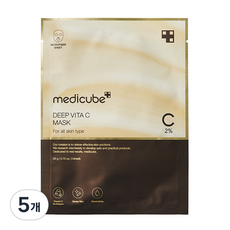 메디큐브 딥 비타 씨 마스크, 5개