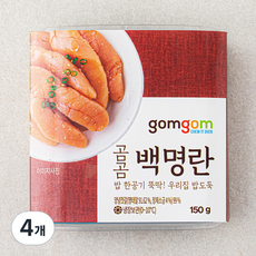 곰곰 백명란, 150g, 4개