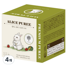 앨리스 과일 퓨레 2p, 4개, 200g, 단호박