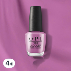 오피아이 네일락커 매니큐어, S030 I Can Buy Myself Violets, 4개, 15ml