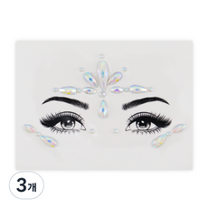 寶石臉部裝飾貼, 13號, 3張