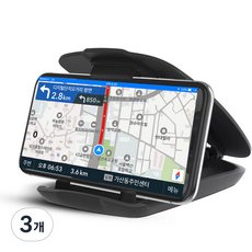 BALKYRIE 儀表板車用手機支架, 黑色, 3個