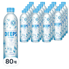 Deeps 블루 먹는해양심층수, 500ml, 80개