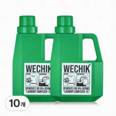 위칙 소독 섬유유연제, 10개, 2L