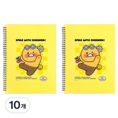 카카오프렌즈 세이치즈 스프링 클리어 파일, 10개, 춘식이