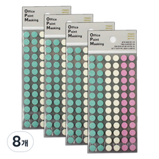 Petit Office Point 標示標籤貼紙 OPM-M304A, 混合色, 8個, 1個