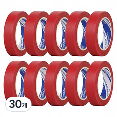 OON 마스킹 테이프 빨간색 15mm, 30개
