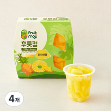FruitMoji 후룻컵 파인애플, 198g, 4개, 4개입