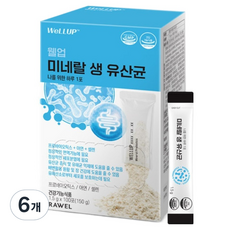 웰업 로엘 미네랄 생 유산균, 150g, 6개