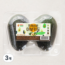 프레시몬 아보카도 2입, 400g, 3개