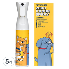 페스룸 제로 오도어 스프레이, 5개, 300ml