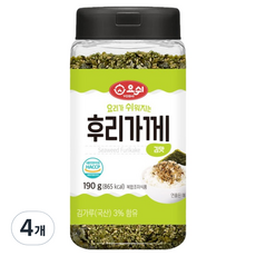 Yoshi 海苔香鬆, 190g, 4個