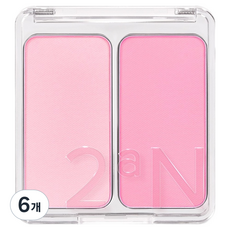 2aN 雙色腮紅 4.7g, 6個, 16 粉紅張力