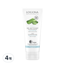 LOGONA 蘆薈深層清潔凝膠, 100ml, 4個