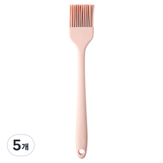 이지실리 실리콘 오일 브러쉬, 연핑크, 5개