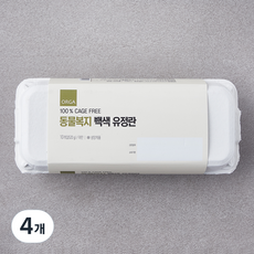 ORGA 동물복지 케이지프리 백색 유정란 520g, 10구, 4개