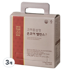 천양삼 6년근 고려홍삼정 온코어 밸런스 홍삼스틱, 15g, 300개