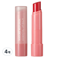 네이처리퍼블릭 에센셜 립밤, 4개, 3.2g, 05장미