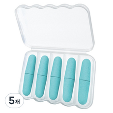 TIS 軟式耳塞 天空藍, 5個, 10入