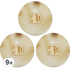Button King 東大門鈕扣王 Jela 鈕扣 15mm, 象牙白G, 9個
