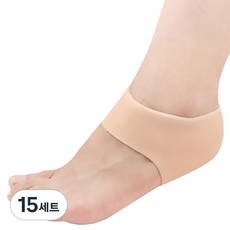 알럽홈 발 뒤꿈치 보호 젤 패드 양발 세트 스킨, 15세트