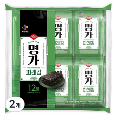 CJ명가 씨제이 파래김 12p, 48g, 2개