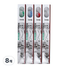 牙套用圓頭臼齒牙刷, 1入, 8入