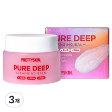 프리티스킨 퓨어 딥 클렌징 밤, 3개, 100ml
