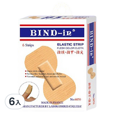 絆多指頭貼伸縮膠布6850大6片, 6片, 6入