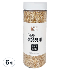 即裝 韓國產焙炒芝麻, 105g, 6個