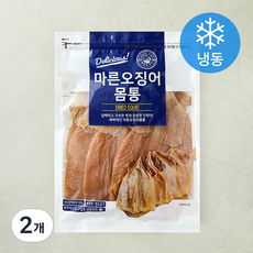 해맑은푸드 마른오징어몸통 5미 (냉동), 350g, 2개
