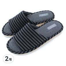 Labellaco 時尚室內拖鞋, 黑色, 2個