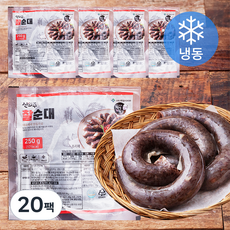 신의주찹쌀순대 찰순대 (냉동), 250g, 20팩